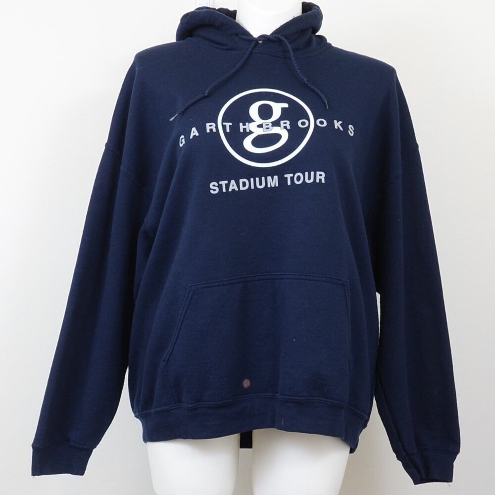 Garth Brooks Stadium Tour Gildan Heavy Blend Cotton Hoodie Sweatshirt Men's 2XL